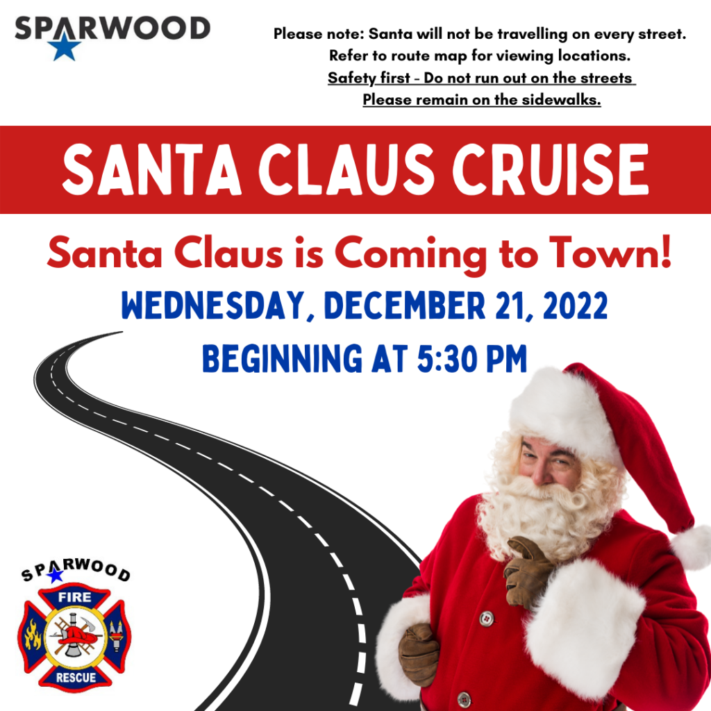 Santa Claus Cruise Coming to Sparwood District of Sparwood